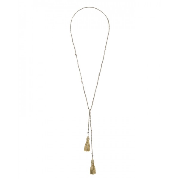 Marie Laure Chamorel ilgas sidabro kaklo papuošalas 